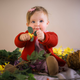 Baby Hana Aeris tries to sell us her flowers